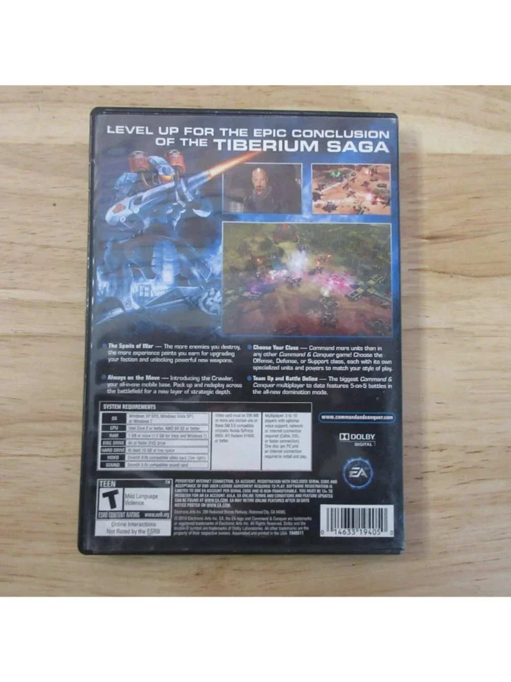 Command & Conquer 4 Tiberian Twilight PC DVD ROM Game Complete